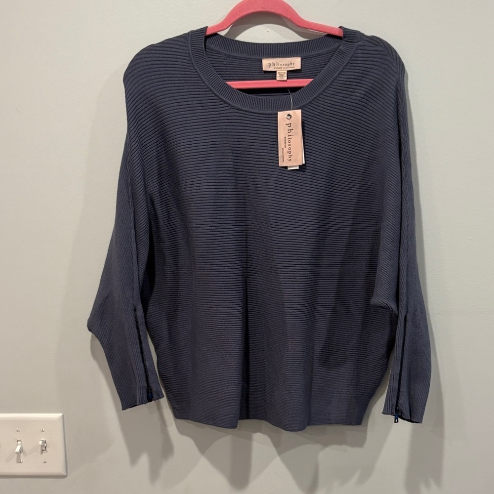 Philosophy Charcoal Women's Crew Neck Sweater